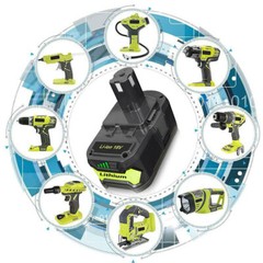 NEW For RYOBI 18V 5.0Ah P108 High Capacity Battery 18Volt Lithium-Ion One Plus