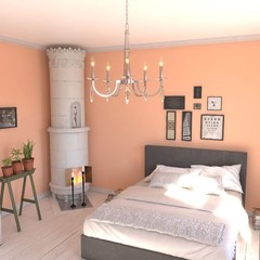 Hoyne 5-Light Chandelier in Contemporary and Candle Style 24.25 Inches Tall and