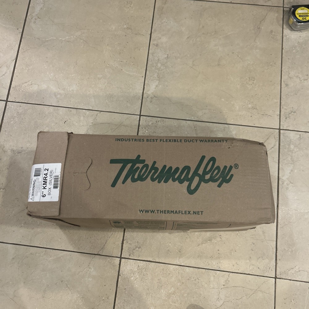 THERMAFLEX GKMR4.2 8″ x 25′ FLEXIBLE AIR DUCT NEW/IN ORIGINAL BOX