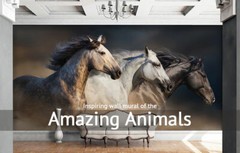 3D Petal Mountain ZHUA30370 Wallpaper Wall Murals Removable Self-adhesive Ann