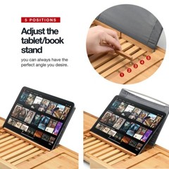 Bathtub Tray Caddy – Foldable Waterproof Bath Tray & Bath Caddy