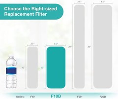 1-10 Pack 10×4.5″ Whole House Activated Coconut Carbon Sediment Water Filter 5μm