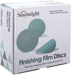 Sunmight Film 6″ 1000G Grip No Hole Disc, 01420, 50 Discs
