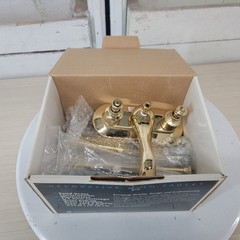 NOS Jameco BS1402G 24K Gold Finish Bathroom Faucet Complete In Box Vintage 1991