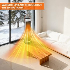 1500W Portable Electric Space Heater Garage Hot Air Fan for Indoor Large Room