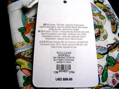 WILLIAMS SONOMA PAPILLON BUTTERFLY NAPKINS SET OF FOUR 85 COTTON 15 LINEN NWTAGS