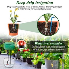 50FT Solar Automatic Watering Kit for Garden Automatic Drip Pipe Watering System