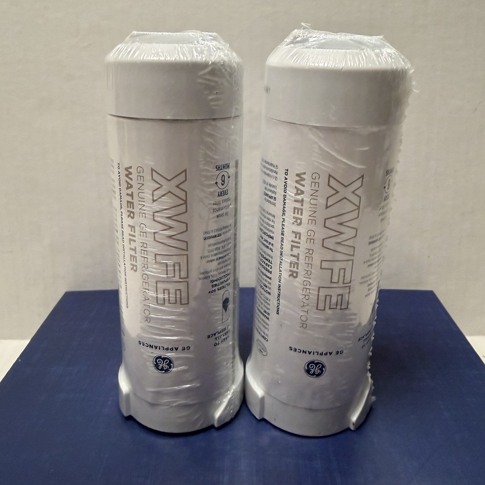 2 PACK GE XWFE Replacment Refrigerator Water Filter Without Chip