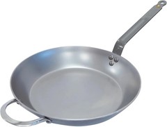 De Buyer Mineral B Round Carbon Steel Fry Pan – Naturally Nonstick – 12.5″