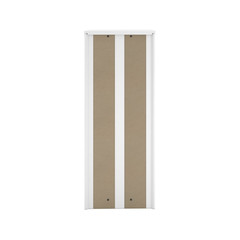 Mainstays Ardent 3 Tier Storage Tower with Door & Open Shelves White Cabinet