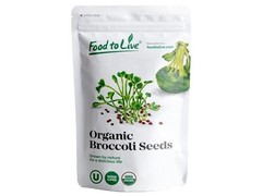 Organic Broccoli Seeds for Sprouting – Non-GMO, Kosher, Raw – by Food To Live