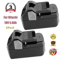 2X 5.0Ah 18V Battery For Hitachi HXP Lithium BSL1850 BSL1840 BSL1830 BSL1815X US