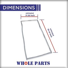 New 5304505782 Refrigerator Door Gasket (Gray Color) for Frigidaire