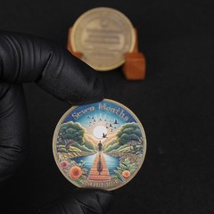 1-12 Months Sobriety Coin – AA Chip Sober Medallion and Prayer in Recovery