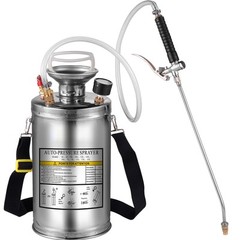 1.5Gal/6L Stainless Steel Sprayer Ground Cleaning Garden Brass Extension GREAT
