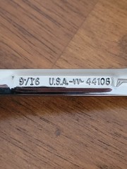Craftsman VV STUBBY Short SAE 12-Point Combination Wrench Set of 5 Made in USA