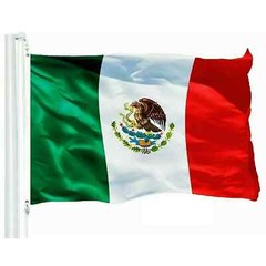 New 5’x8’ Polyester MEXICO FLAG Mexican Banner Pennant Bandera Indoor Outdoor