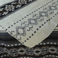 ALPACA WOOL BLANKET THROW XL KING 90×75 REVERSIBLE THICK & WARM HANDMADE ECUADOR
