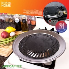 Stove Top Grill Pan – Smokeless Nonstick Indoor Grill Plate for Gas & Electric