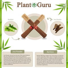 UNSCENTED Incense Sticks 11″ Bulk – 100% Natural Joss Punk and Bamboo Blanks