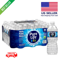 Pure Life Purified Water, 16.9 Fl Oz, 35-Pack Plastic Bottles