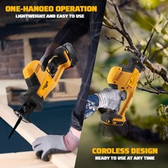 20V Cordless Reciprocating Saw For DeWalt 20 Volt Max Battery With