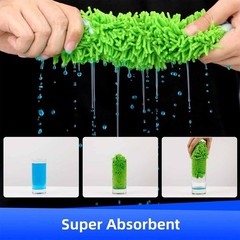 Mop Head Cover Chenille Microfiber Reusable Machine Washable Replacement