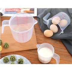 1 Liter (32oz) Clear Plastic Measuring Cup – milliliters, liter, oz, cups, quart