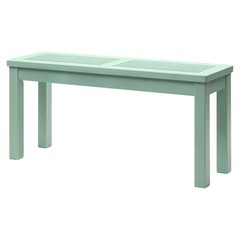 1 PCS 40inch Outdoor Wooden Porch Bench Garden Furniture for Backyard Seat