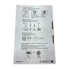 Cadet Com-Pak 67544 CSC202W Electric Wall Fan Heater 2000W 240V No Thermostat