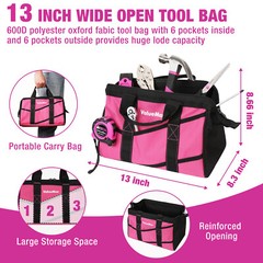 VALUEMAX 219 PCS Home Tool Set General Basic Household Repairing Tool Kits w/Bag