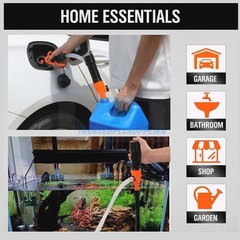 Battery Powered Electric Fuel Transfer Pump Portable Gas Oil Liquid Pump