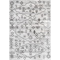 Nuloom Rhonda Machine Washable Global Inspired Moroccan Accent Rug 33 X 5 Grey