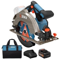 SENIX 20V Max 7-1/4″ Circular Saw with 4.0Ah Battery & Charger PSCX2-M3