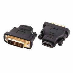 DVI-D Male (24+1 pin) to HDMI Female (19-pin) HD HDTV Monitor Display Adapter