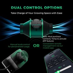 Mars Hydro Ifresh 4″Inline Fan Carbon Filter Kit Smart APP Control for Grow Tent