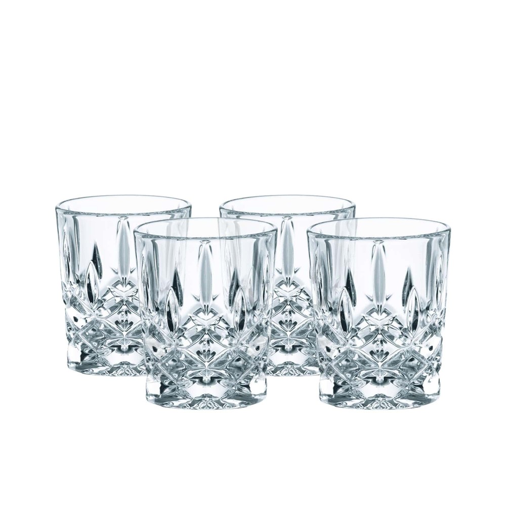 Nachtmann Noblesse Crystal Shot Glass, Set of 4, 2.4 Inches Tall – Clear
