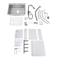 Multi-Function Modern Sink Cabinet Set For Home Kitchen Commercial Restaurant