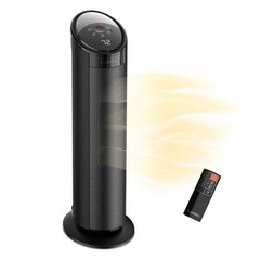 Lasko CT22495 22″ Ceramic Tower Heater with Remote Control