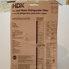 HDX FML-5 Water & Ice Filter for LG LT1000P/LT1000PC ADQ74793501