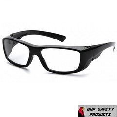 PYRAMEX EMERGE FULL MAGNIFYING READER SAFETY GLASSES GRAY OR BLACK FRAMES Z87+
