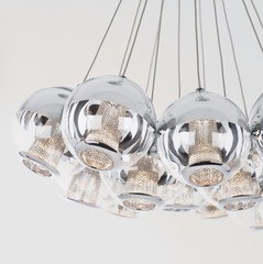 Artika ZN12P-C1 Malaga 12-Pendant Light Fixture With Dimmable Integrated LED