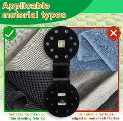 100 Pack Shade Cloth Clips, Sun Shade Net Clip, Fabric Clips, round Plastic Heav