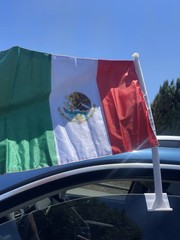 2X MEXICO MEXICAN World Cup Soccer Car Flag FLAGS FOR CAR WINDOW 18″ X 12″ INCH