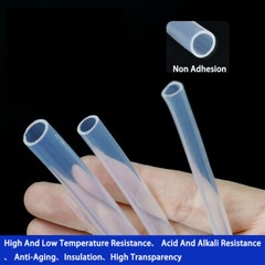 Clear PTFE Tubing, 1mm-10mm ID, 2mm-13mm OD, Flexible Hose – Durable & Versatile