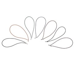 7 Pcs Travel Notebook Strap Elastic Closure for Rubber Band Adjustable
