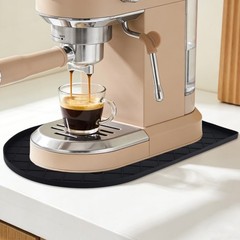 15.7×9.8in/40x25cm Silicone Coffee Mat for Countertop, Espresso Machine Dryin…