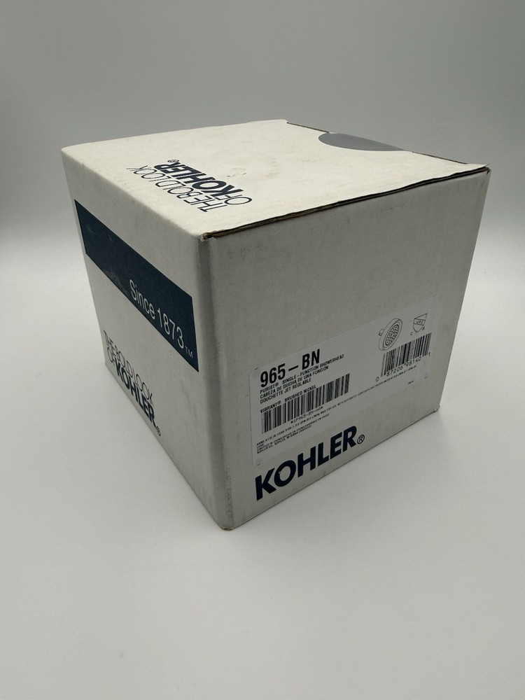 Kohler Purist K-965-BN Single Function Shower Head Vibrant Brushed Nickel – OEM
