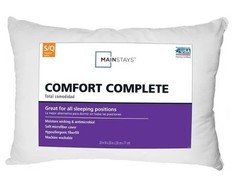 (2 pack) Mainstays Comfort Complete Bed Pillow, Standard/Queen