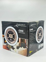 Proficient C640 6.5″ In-Ceiling Speakers Pair PAS11640 Graphite Woofer 125W Home